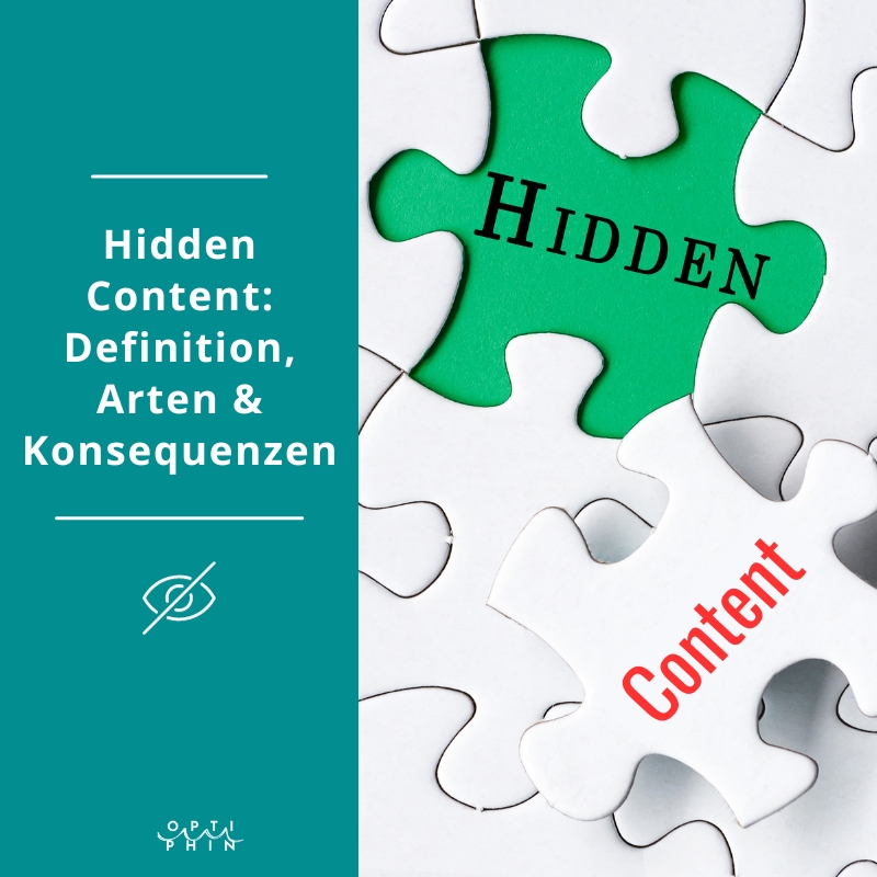 Hidden Content und SEO